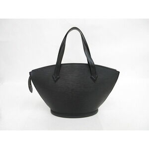 Louis Vuitton Tote Epi Jacques Bag Saint Handbag Black